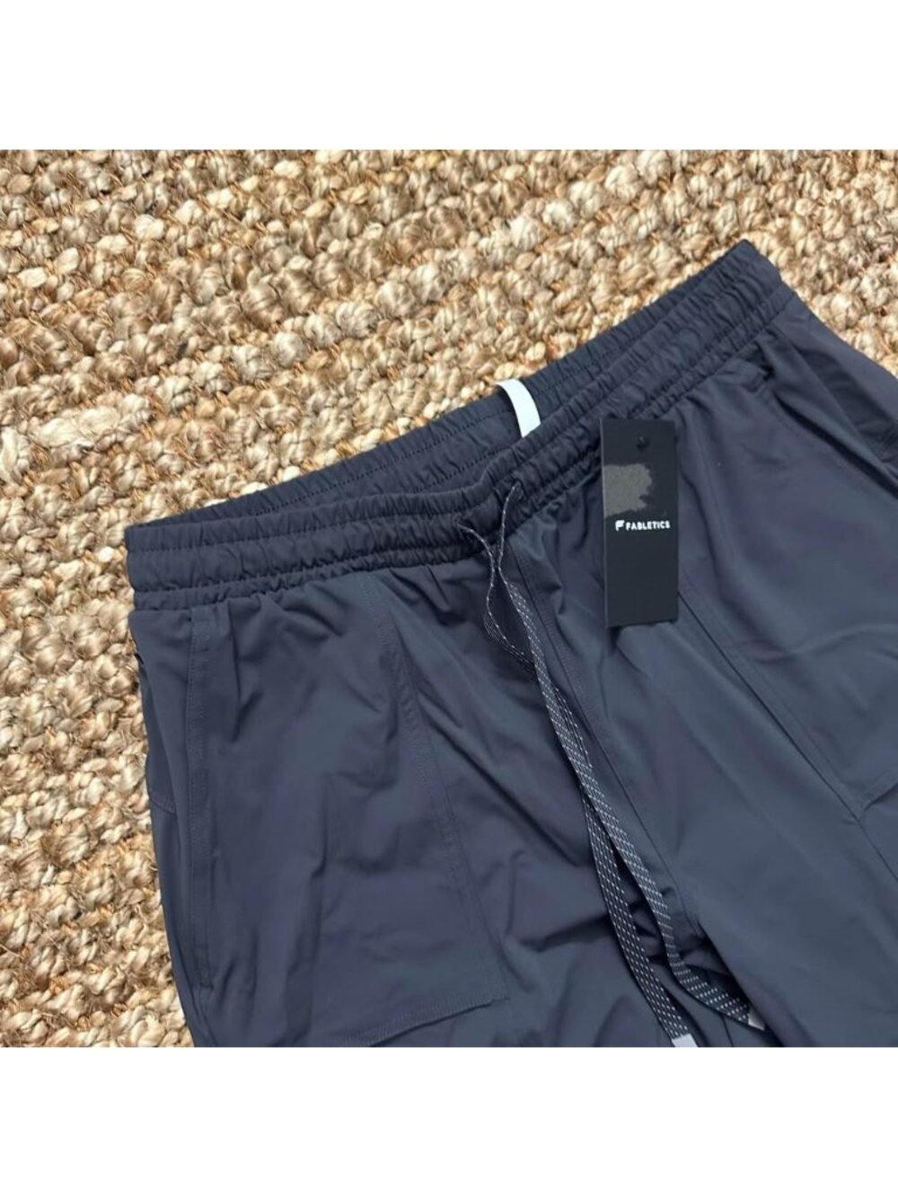 New Womans Fabletics Pants Medium Dark Gray The One Jogger Stretch Active Traini